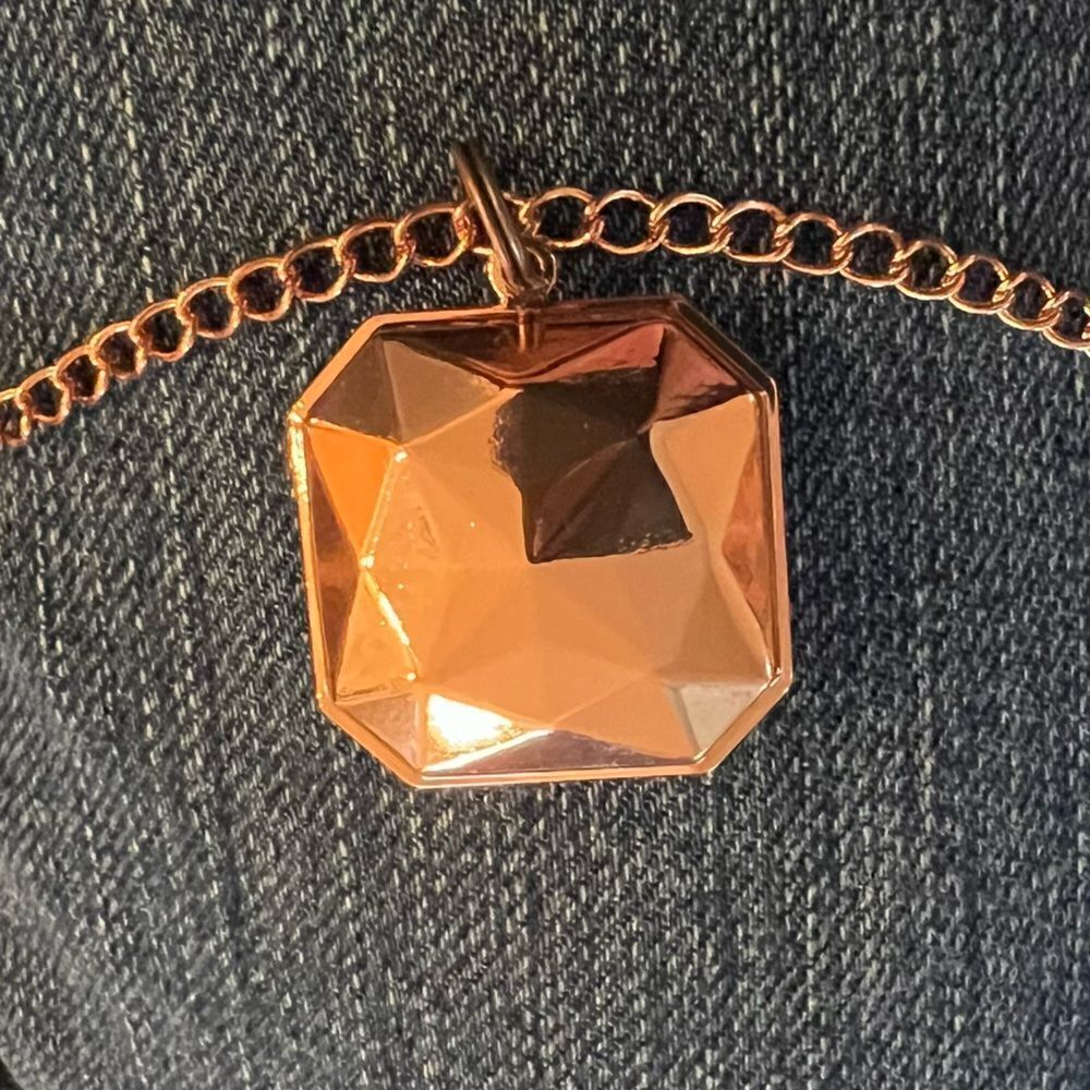 Handcrafted crystal necklace and chain