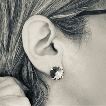 Handcrafted earrings with Swarovski crystal