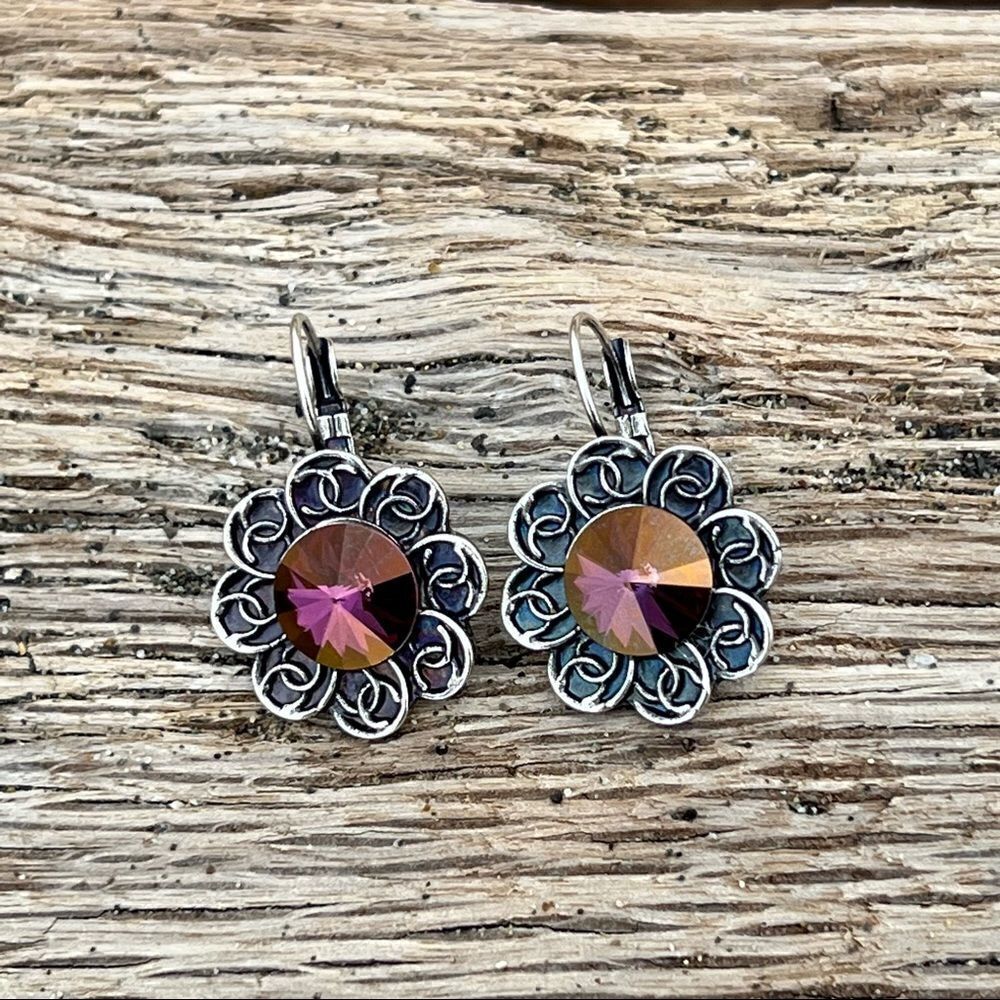 Handcrafted Earrings with Swarovski Crystal