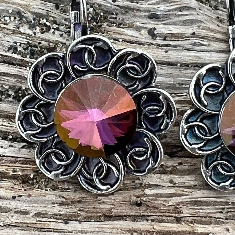 Handcrafted Earrings with Swarovski Crystal