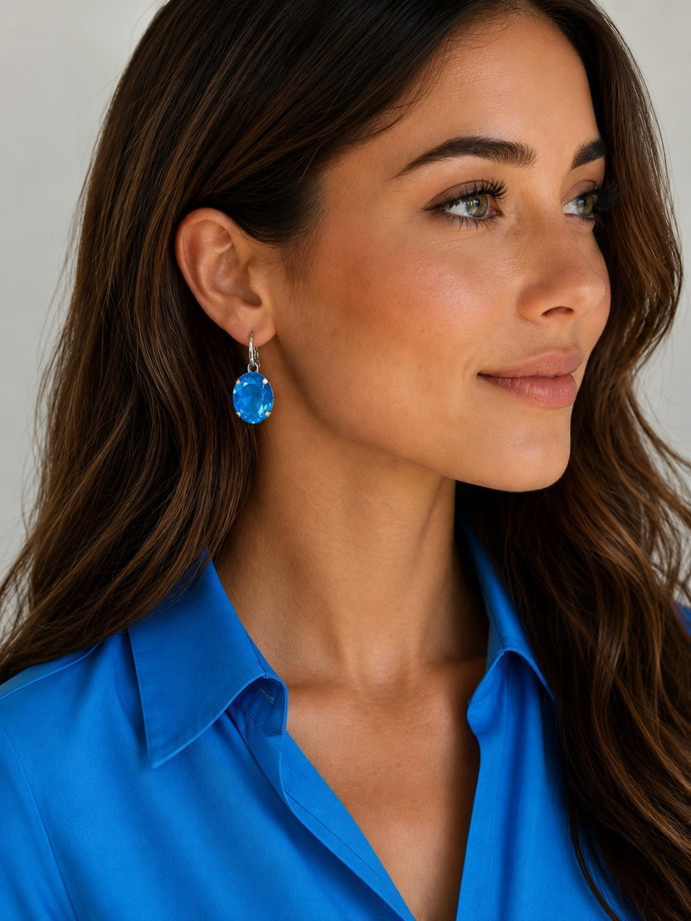 Handcrafted earrings with Swarovski crystal
