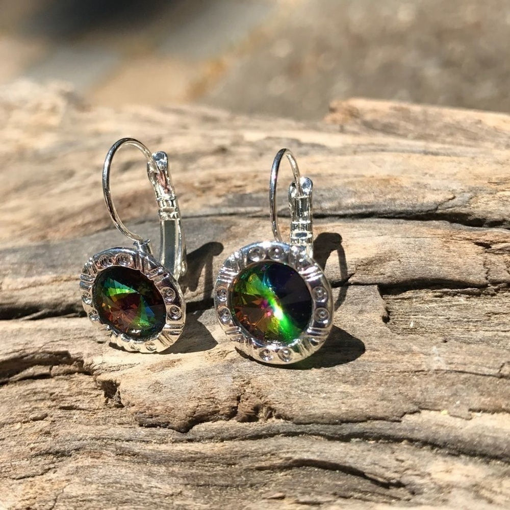 Handcrafted Earrings with Swarovski Crystal