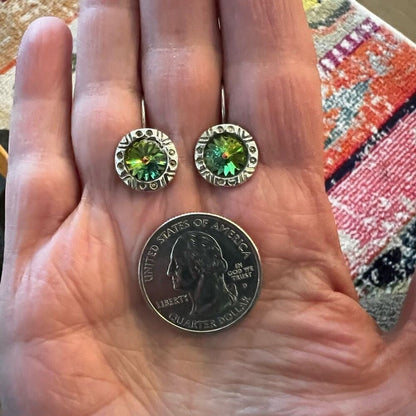Handcrafted Earrings with Swarovski Crystal