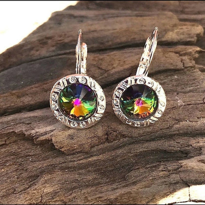 Handcrafted Earrings with Swarovski Crystal