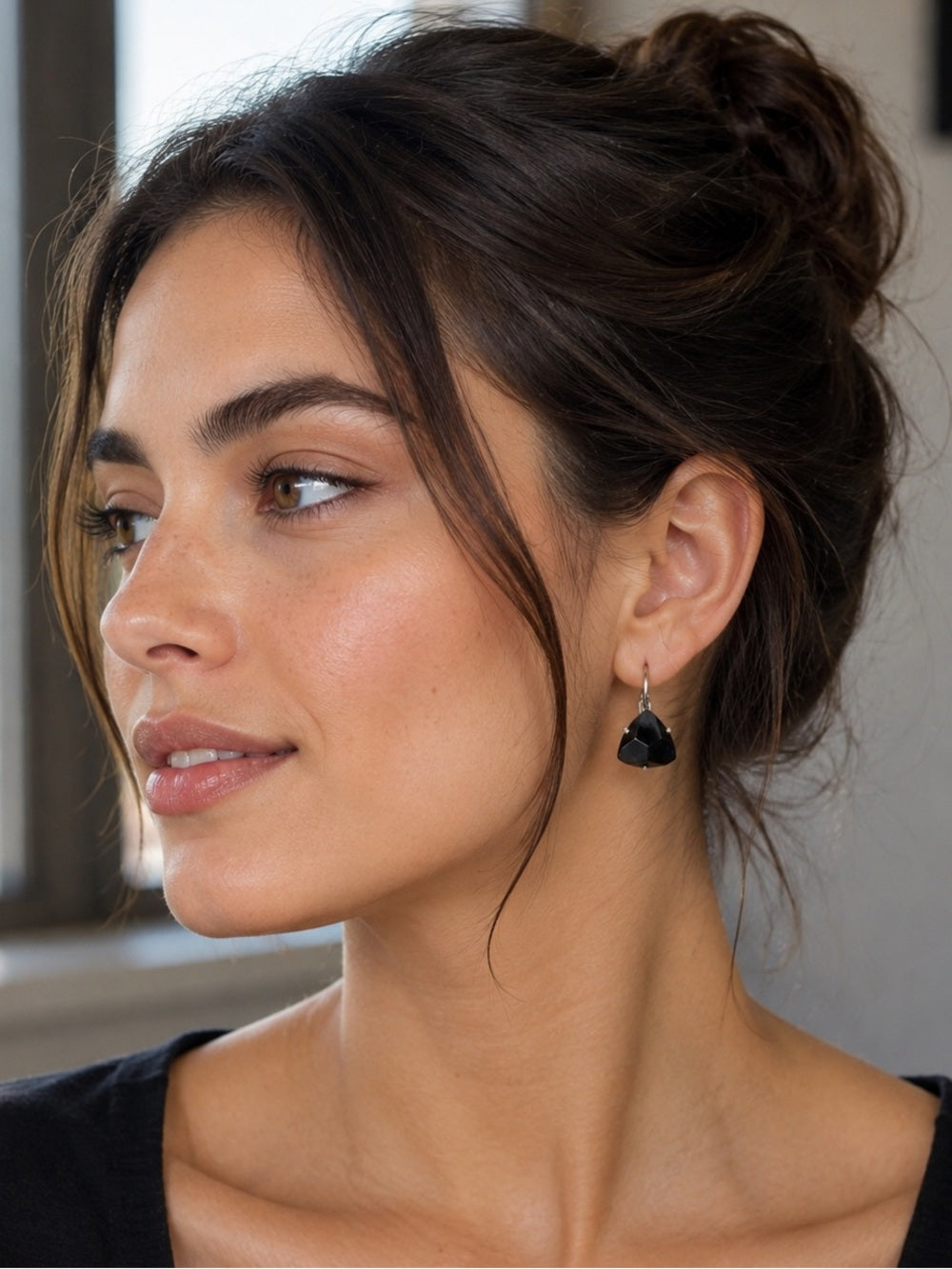 Handcrafted earrings with Swarovski crystal