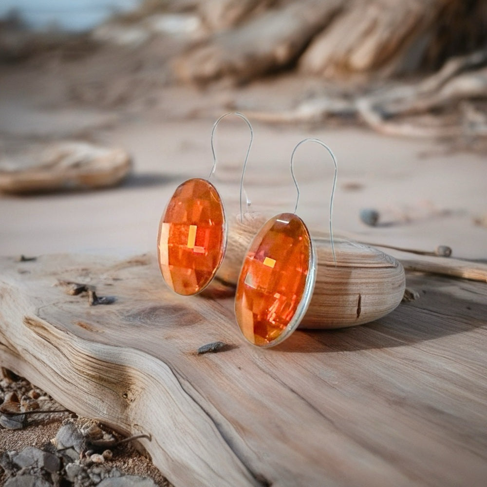 Bold & Bright Swarovski Crystal Earrings – Priced for a Perfectly Imperfect Pair
