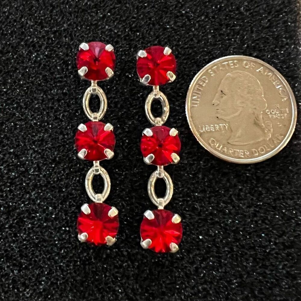 Handcrafted earrings with Swarovski crystal