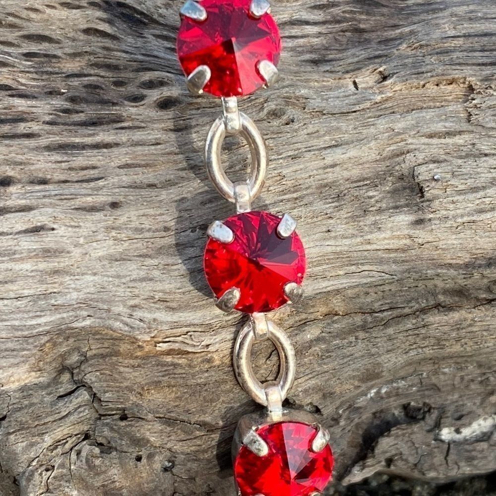 Handcrafted earrings with Swarovski crystal