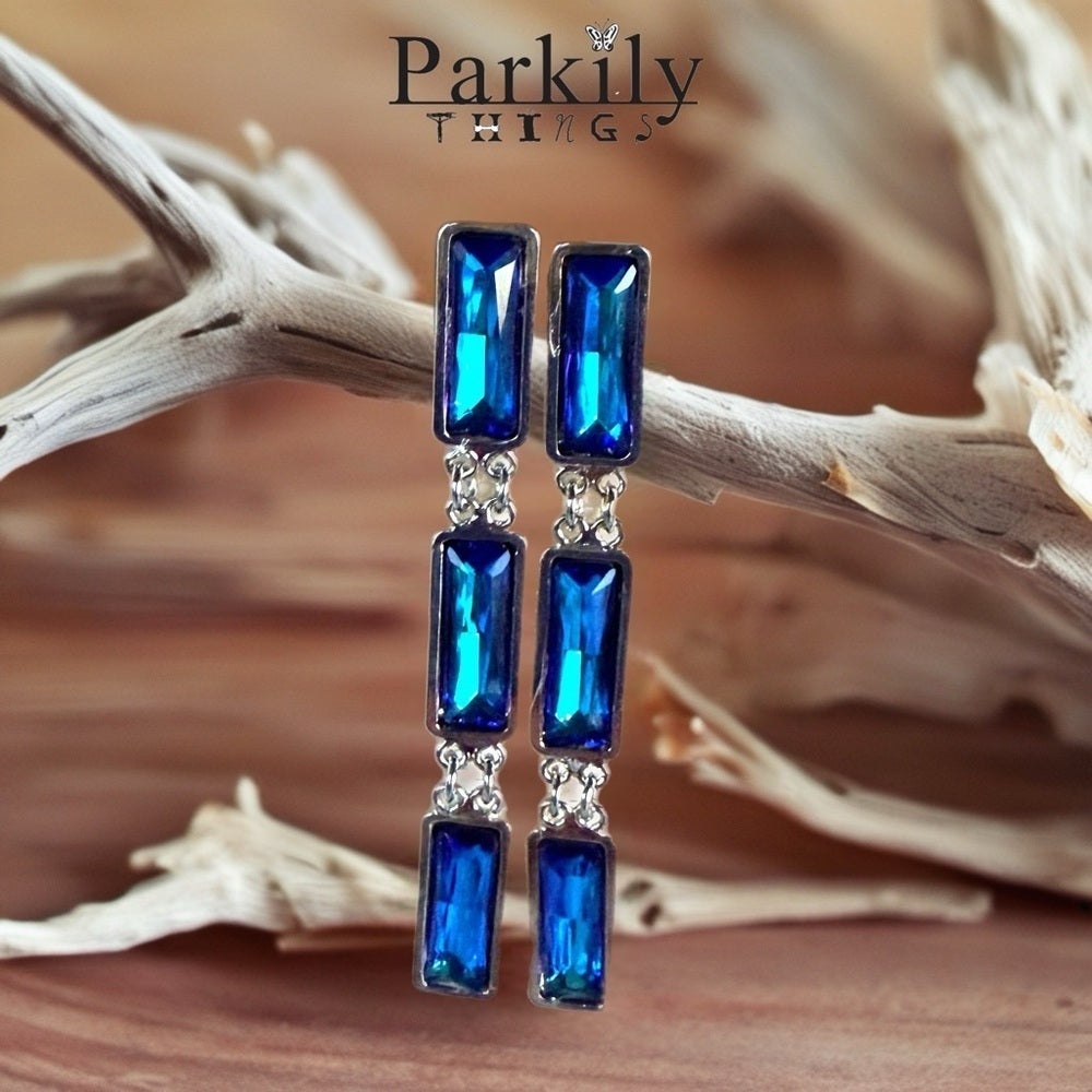 Handcrafted earrings made with quality Austrian crystal
