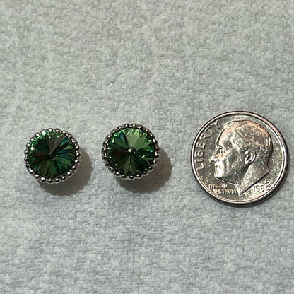 Handcrafted earrings with Swarovski crystal