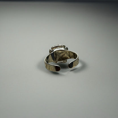 Handcrafted sparkly ring made with Swarovski crystal adjustable fit