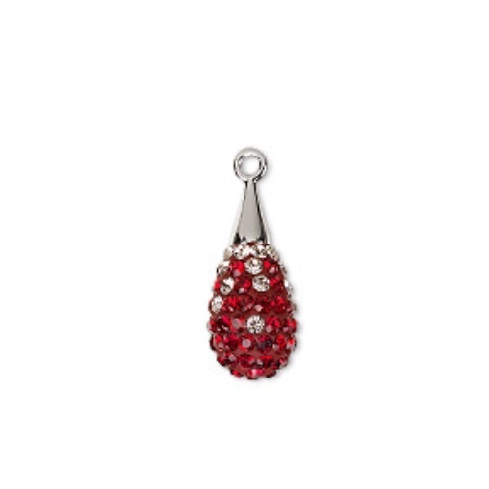 Handcrafted Pave Earrings w/ Swarovski