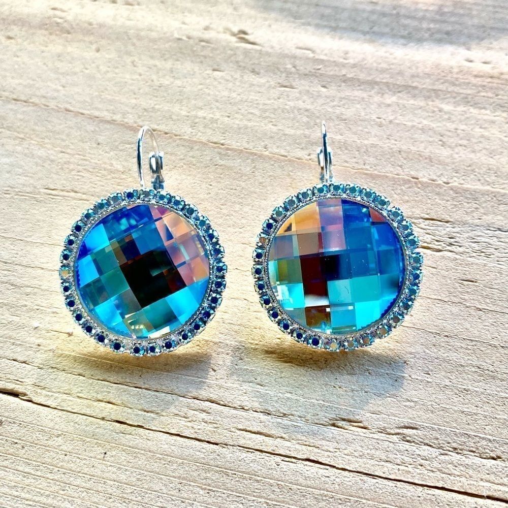 Handcrafted Earrings with Swarovski Crystal