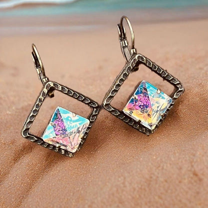 Handcrafted Earrings with Swarovski Crystal