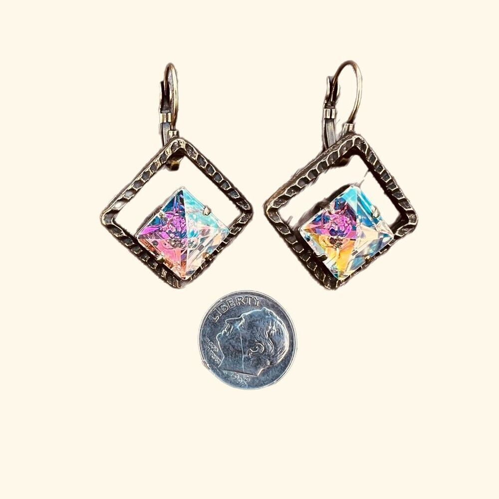 Handcrafted Earrings with Swarovski Crystal
