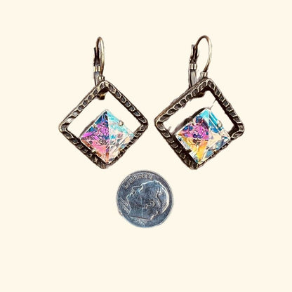 Handcrafted Earrings with Swarovski Crystal
