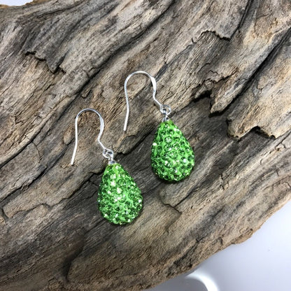 Handcrafted earrings with Swarovski crystal