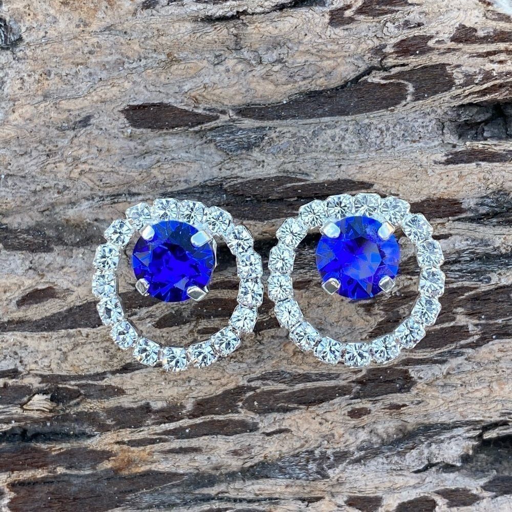 Handcrafted earrings with Swarovski crystal