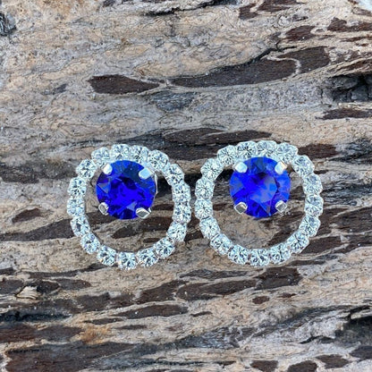 Handcrafted earrings with Swarovski crystal