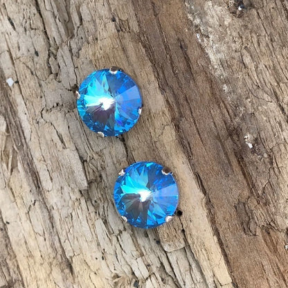 Handcrafted earrings with Swarovski crystal