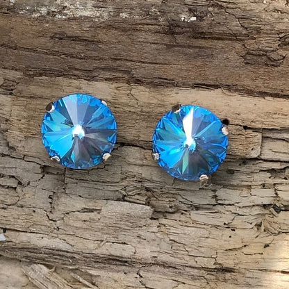 Handcrafted earrings with Swarovski crystal