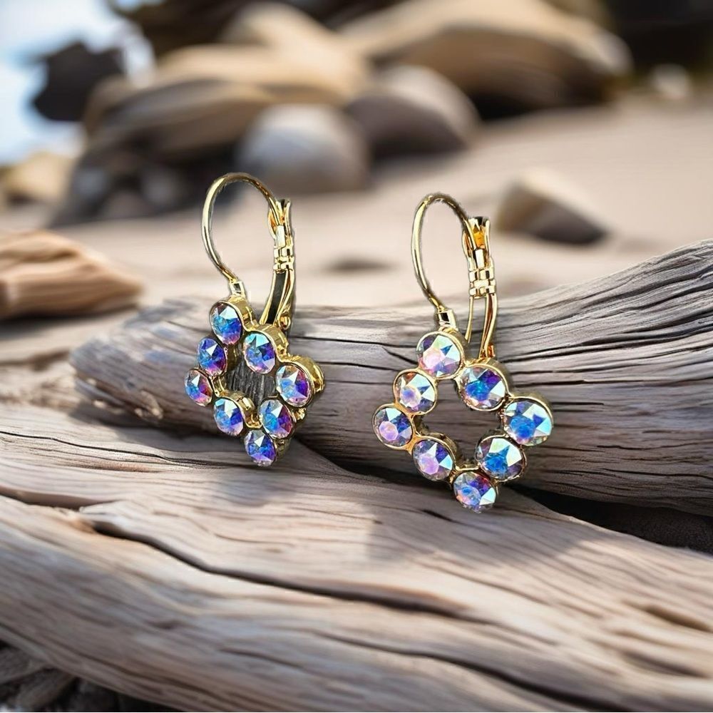 Handcrafted Earrings with Swarovski Crystal