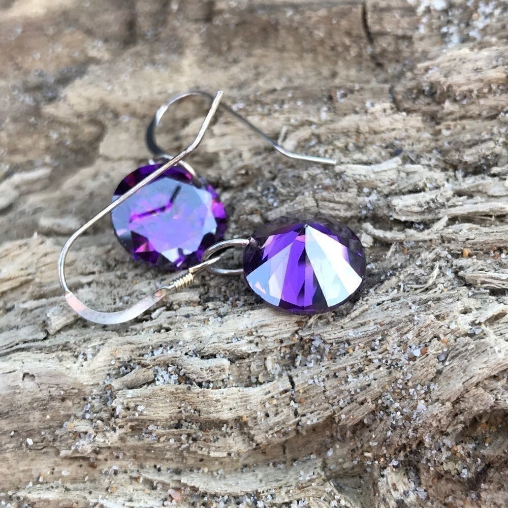 Handcrafted CZ Earrings