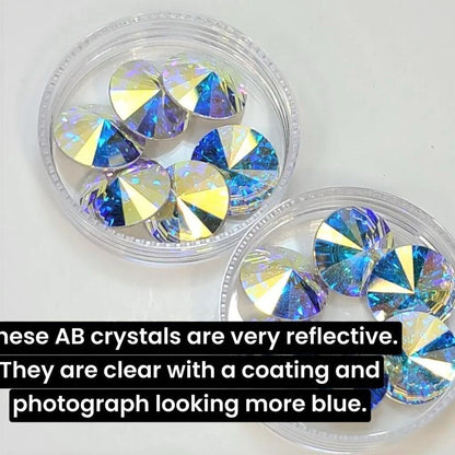 Handcrafted earrings with Swarovski crystal