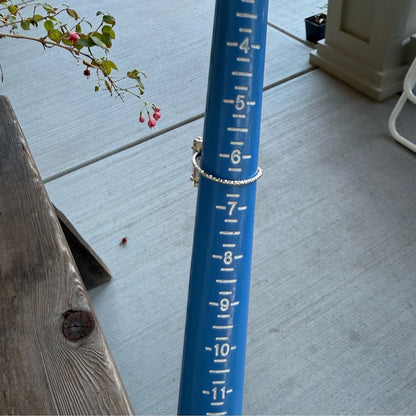 Handcrafted sparkly ring made with Austrian crystal size 6.5