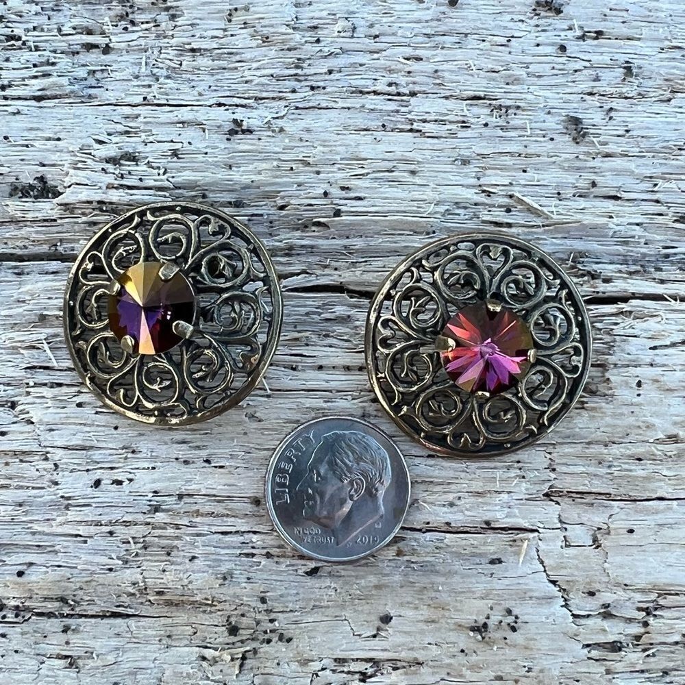 Handcrafted Earrings with Swarovski Crystal