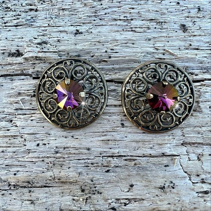 Handcrafted Earrings with Swarovski Crystal