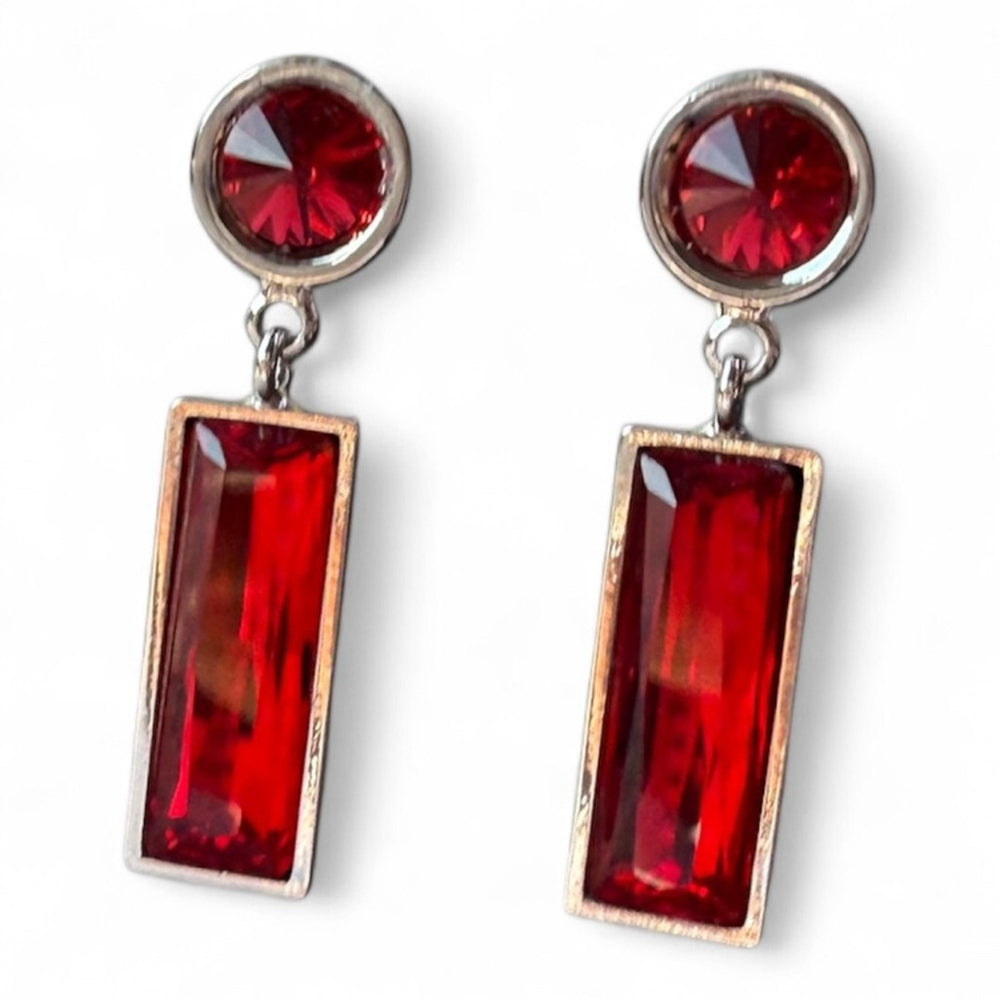 Handcrafted earrings with Austrian crystal