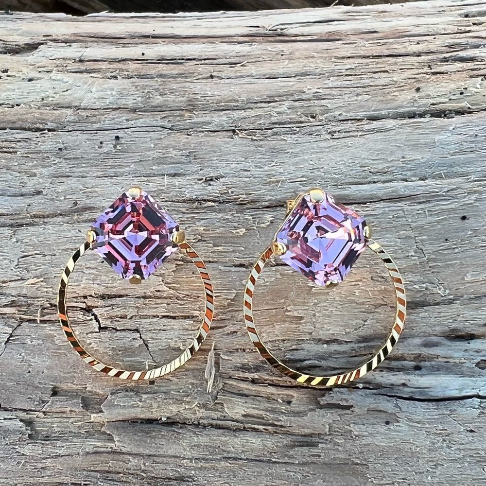 Handcrafted Earrings with Swarovski Crystal