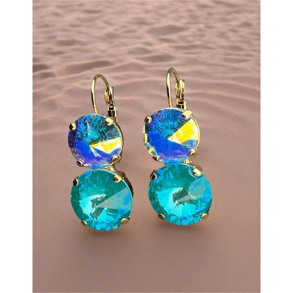 Handcrafted Earrings with Swarovski Crystal