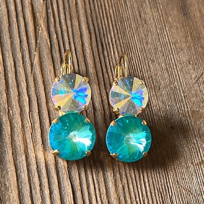 Handcrafted Earrings with Swarovski Crystal