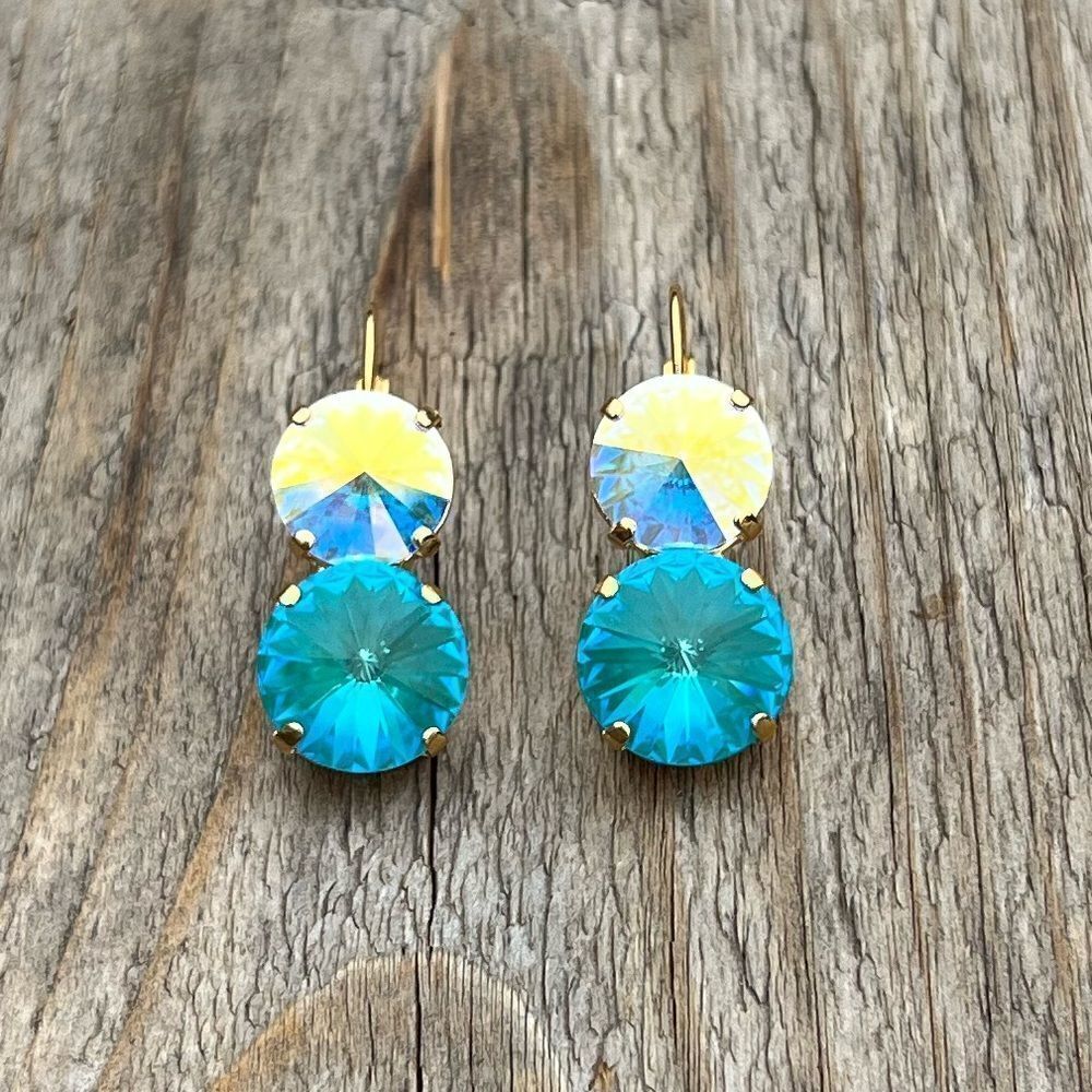 Handcrafted Earrings with Swarovski Crystal
