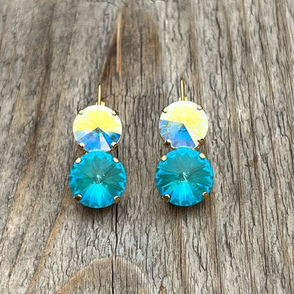 Handcrafted Earrings with Swarovski Crystal