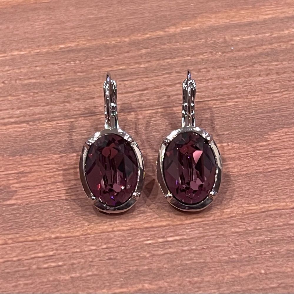 Handcrafted earrings with Swarovski crystal