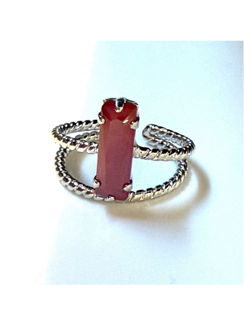 Handcrafted sparkly ring made with quality Austrian crystal adjustable