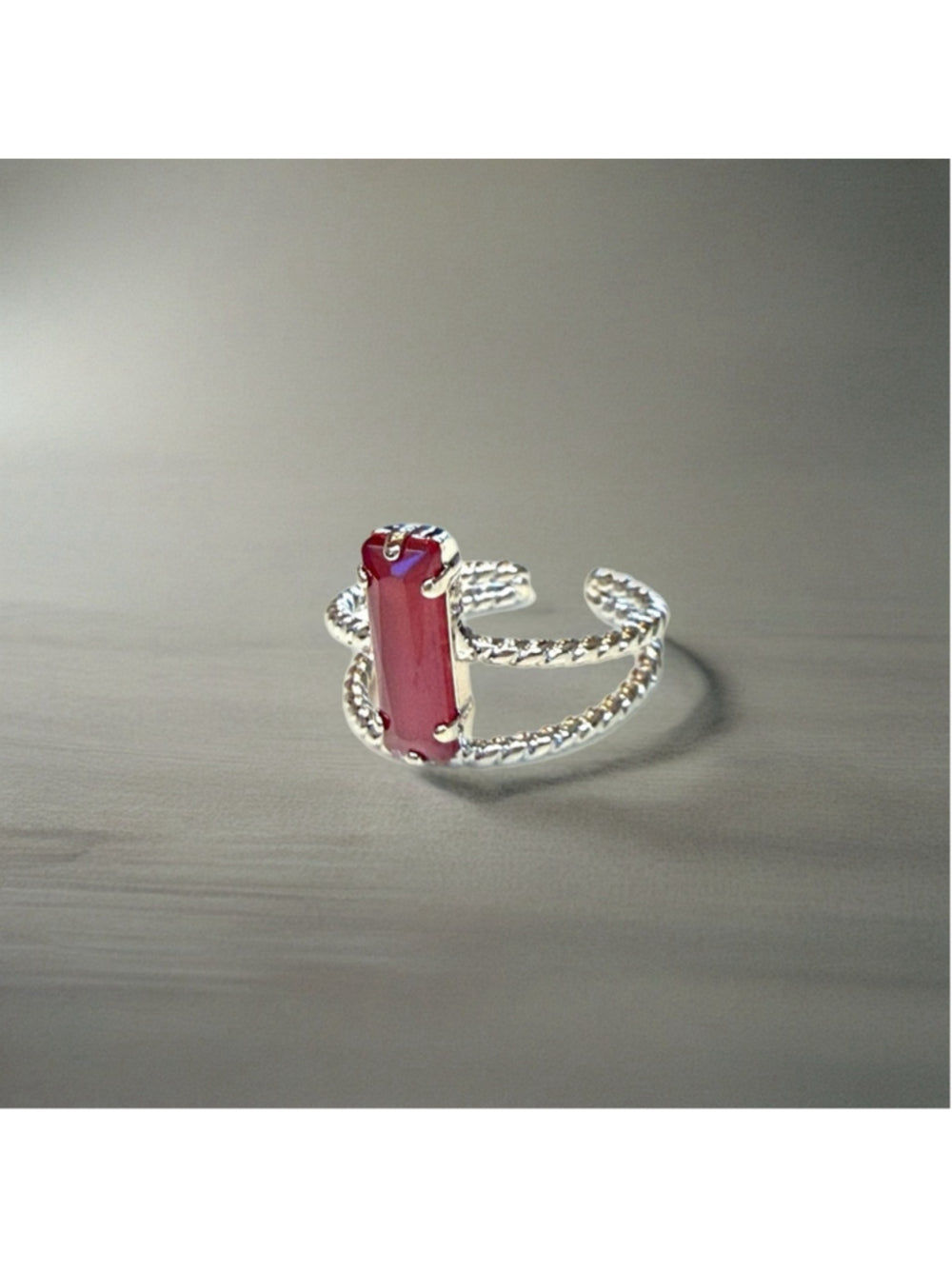 Handcrafted sparkly ring made with quality Austrian crystal adjustable