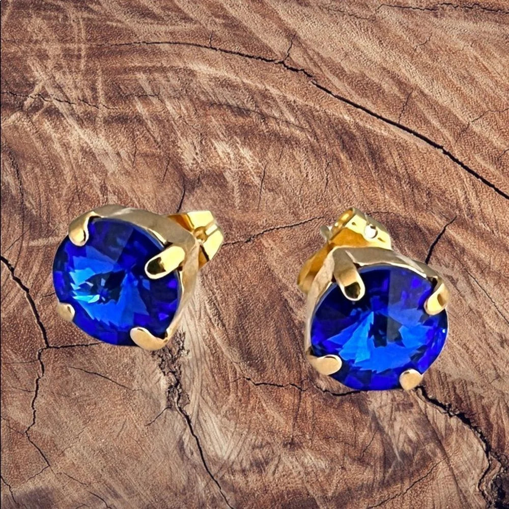 Handcrafted earrings with Swarovski crystal