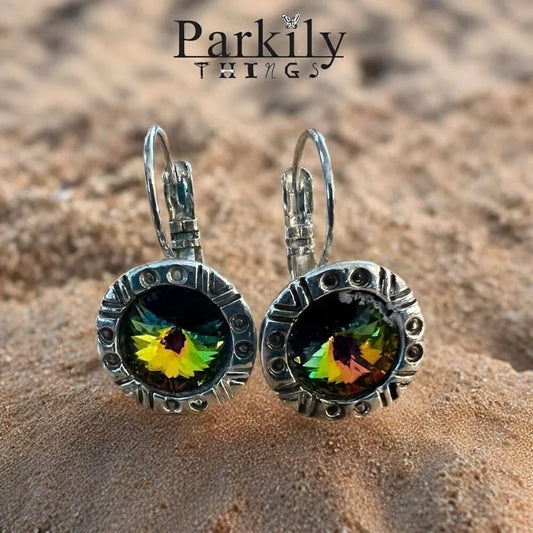 Handcrafted Earrings with Swarovski Crystal