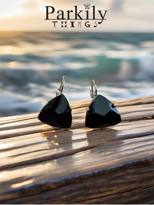 Handcrafted earrings with Swarovski crystal