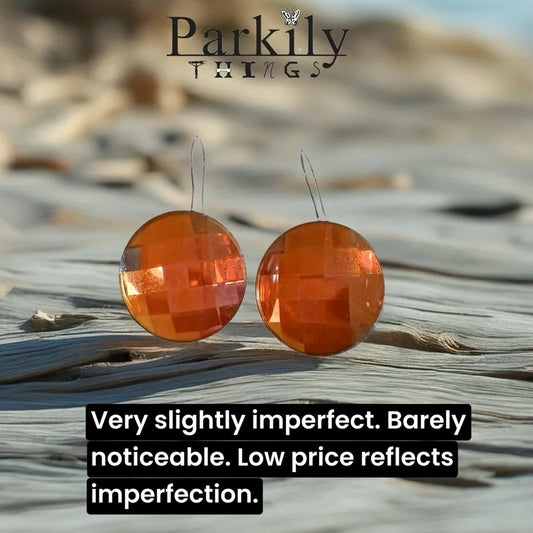 Bold & Bright Swarovski Crystal Earrings – Priced for a Perfectly Imperfect Pair