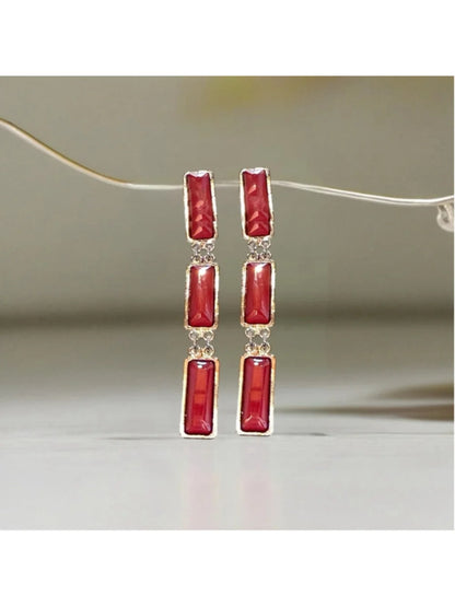 Handcrafted earrings made with quality Austrian crystal