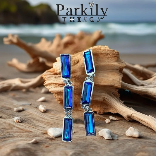 Handcrafted earrings made with quality Austrian crystal