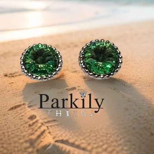 Handcrafted earrings with Swarovski crystal