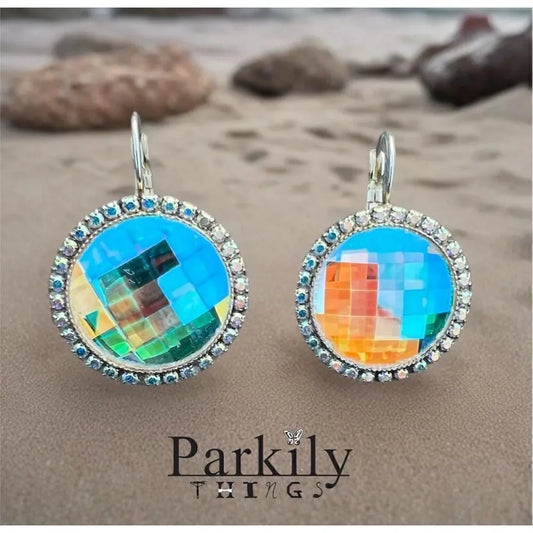 Handcrafted Earrings with Swarovski Crystal