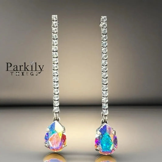 Handcrafted earrings with Swarovski crystal