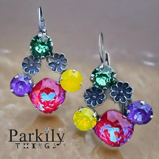 Handcrafted Earrings with Swarovski Crystal